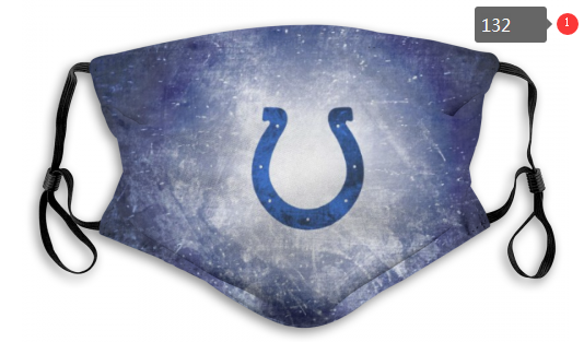 NFL Indianapolis Colts #3 Dust mask with filter->nfl dust mask->Sports Accessory